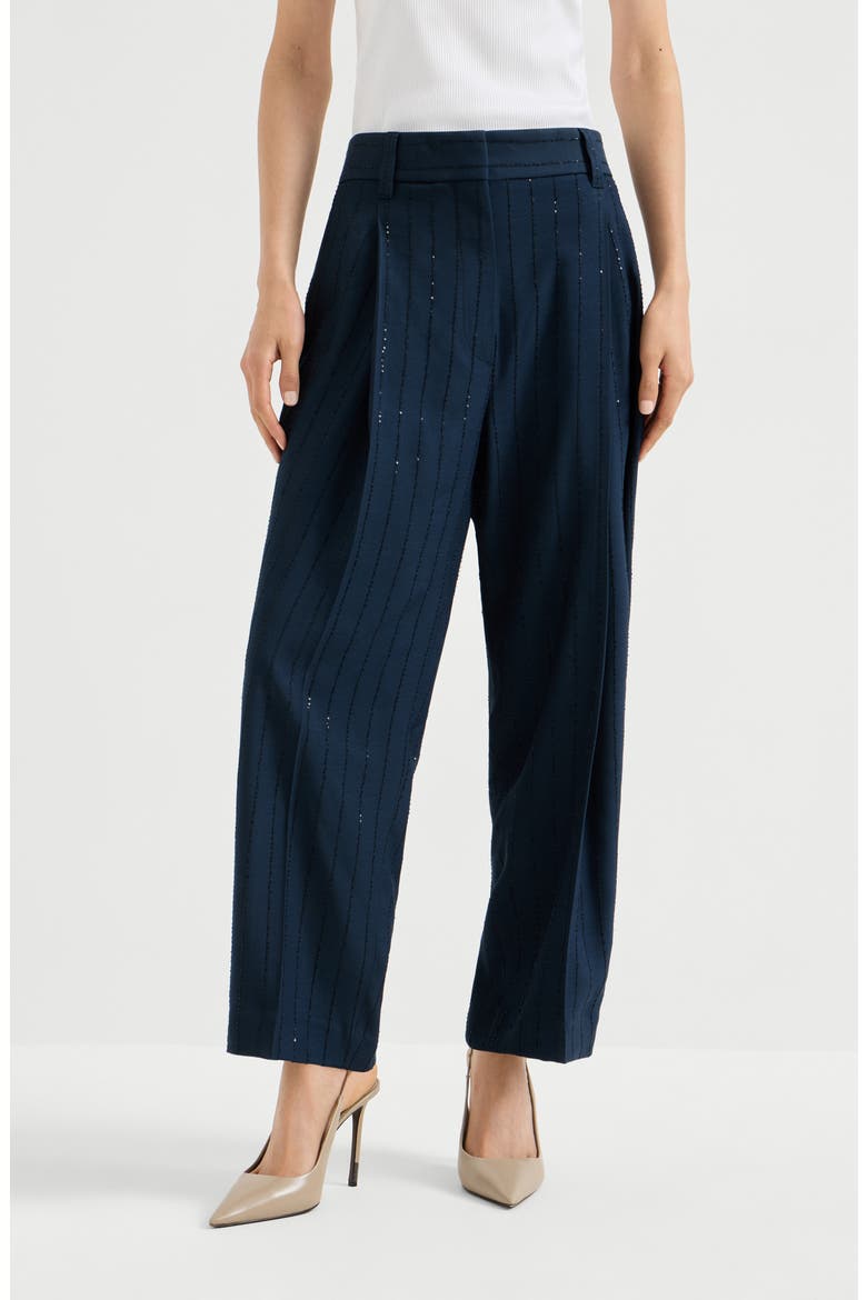 Slouchy trousers, Main, color, Blue