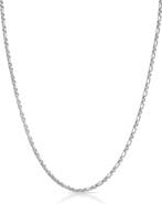 Crislu Layer Up Box Chain Necklace