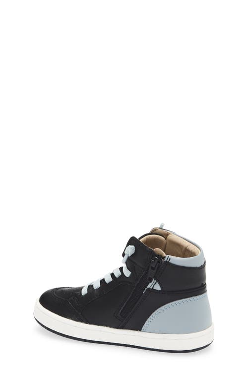 Old Soles Kids' Starling Metallic High Top Sneaker In Black