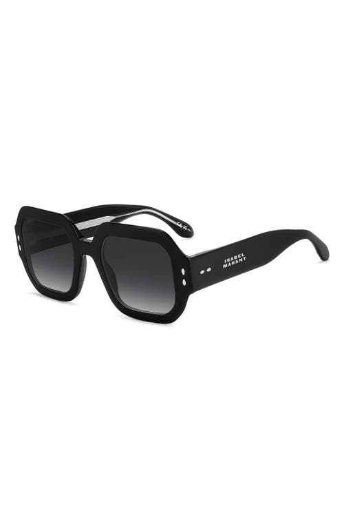 Isabel Marant 51mm Square Sunglasses In Black