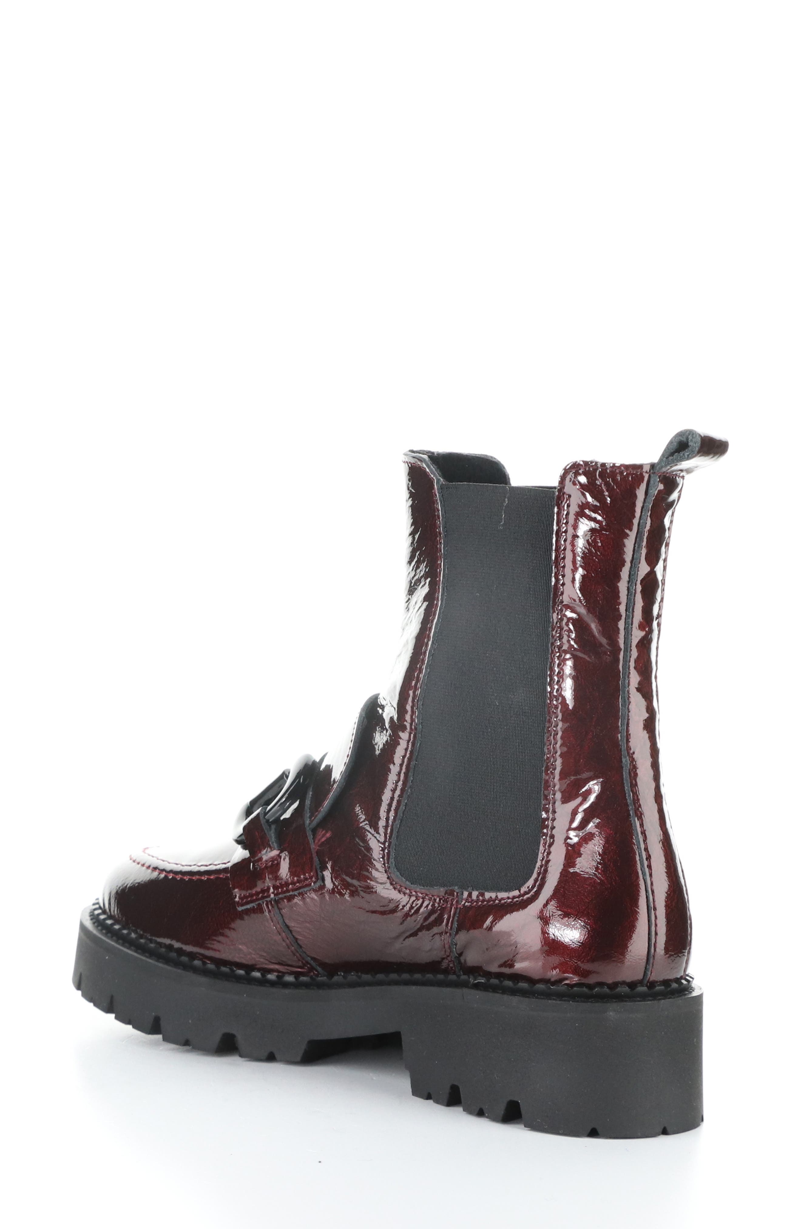 Bruma Bootie, Alternate, color, BORDO MASCARA PAT
