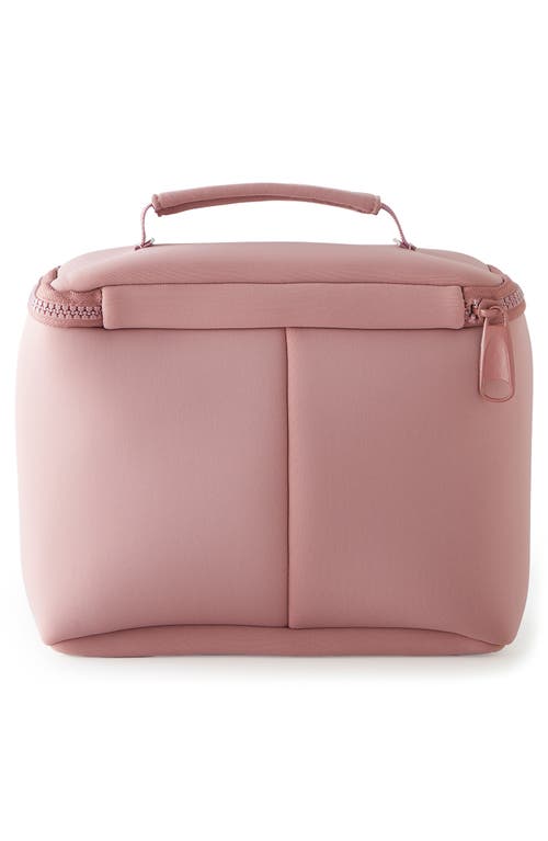 Kusshi Small Neoprene Train Case In Mauve/stone
