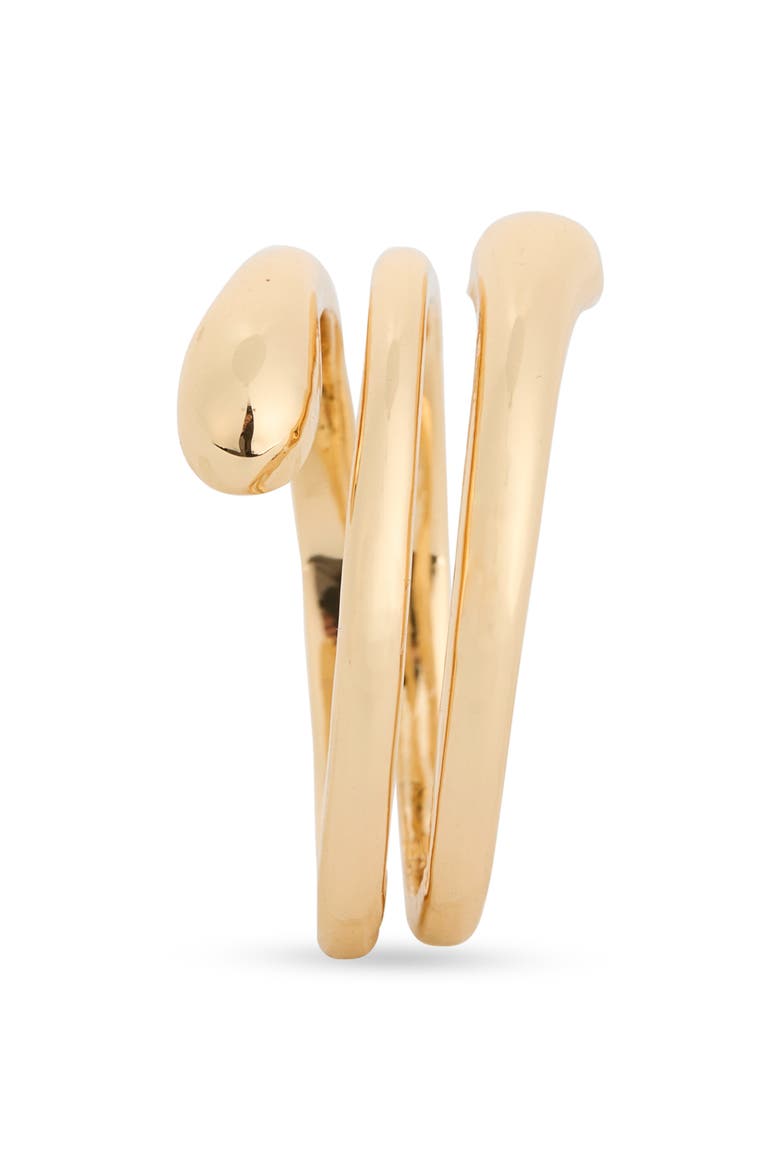 Coil Wrap Ring, Alternate, color, GOLD