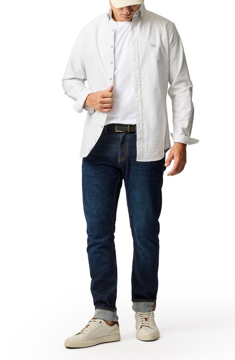 Rodd & Gunn Sports Fit Check Cotton Button-Down Oxford Shirt, Alternate, color, Pebble