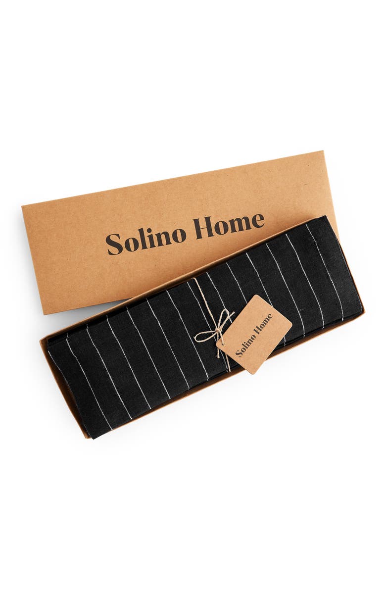 Solino Home Linen Placemats - Pinstripe, 14" x 19", Alternate, color, 