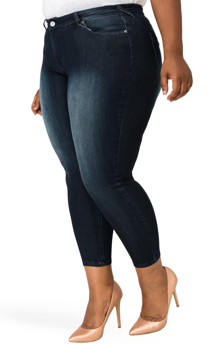 Poetic Justice Geneva Crop Skinny Jeans, Alternate, color, 