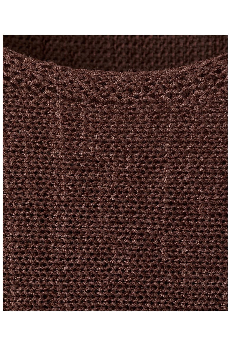 Relaxed Fit Sweater, Alternate, color, CHOCOLATE