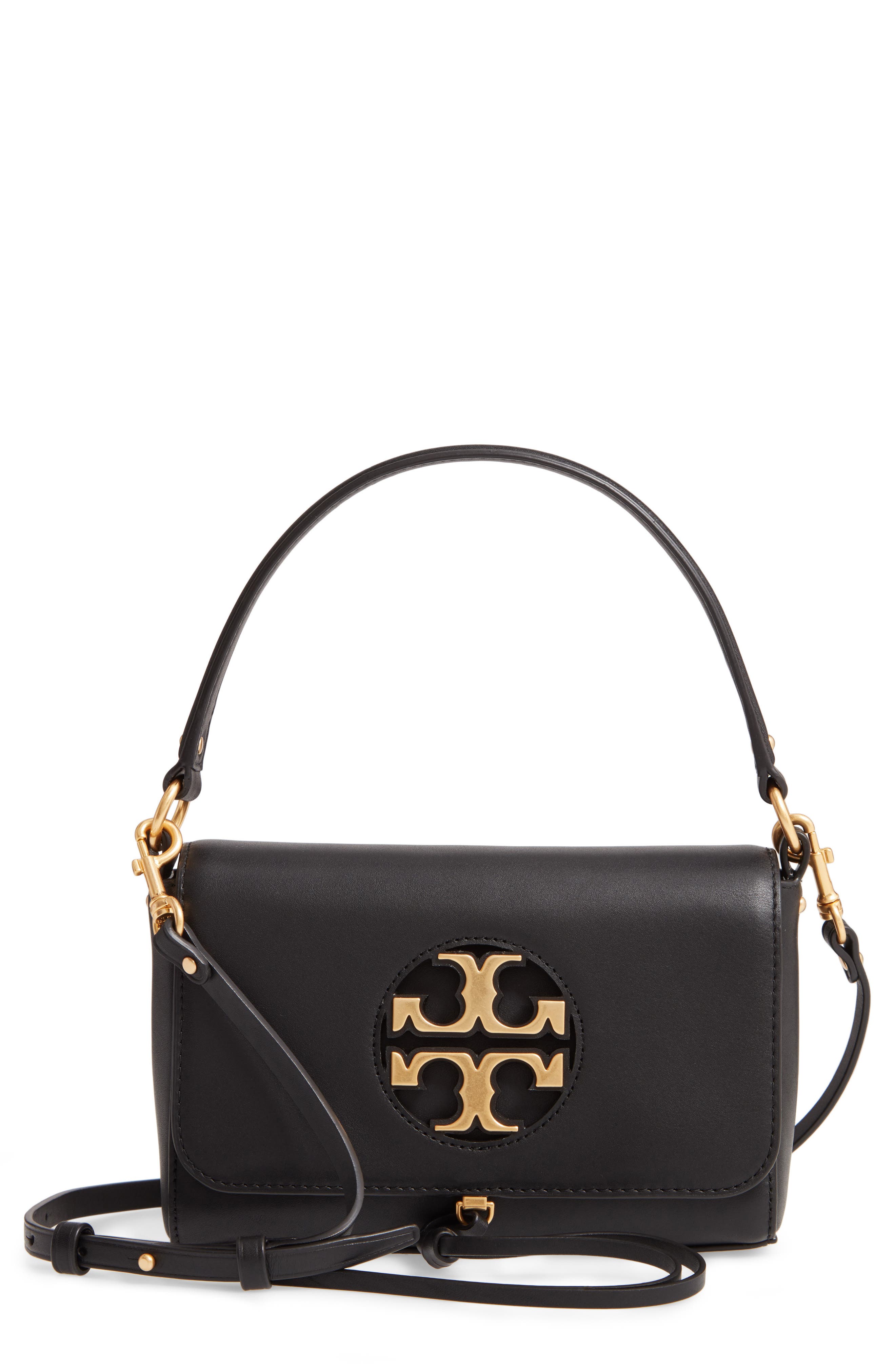 Tory Burch Mini Miller Leather Top Handle Bag, Main, color, 