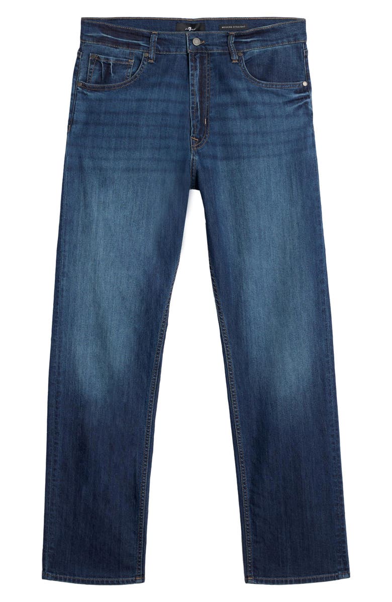 7 For All Mankind Airweft Modern Straight Leg Jeans, Alternate, color, Teak