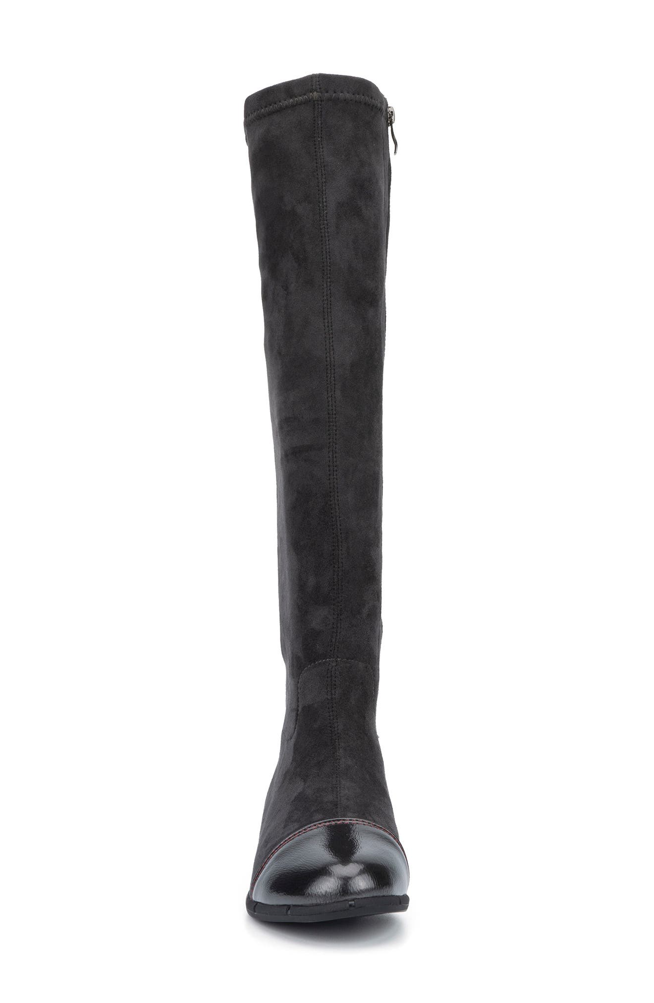 TORGEIS Nova Cap Toe Tall Boot, Alternate, color, Grey