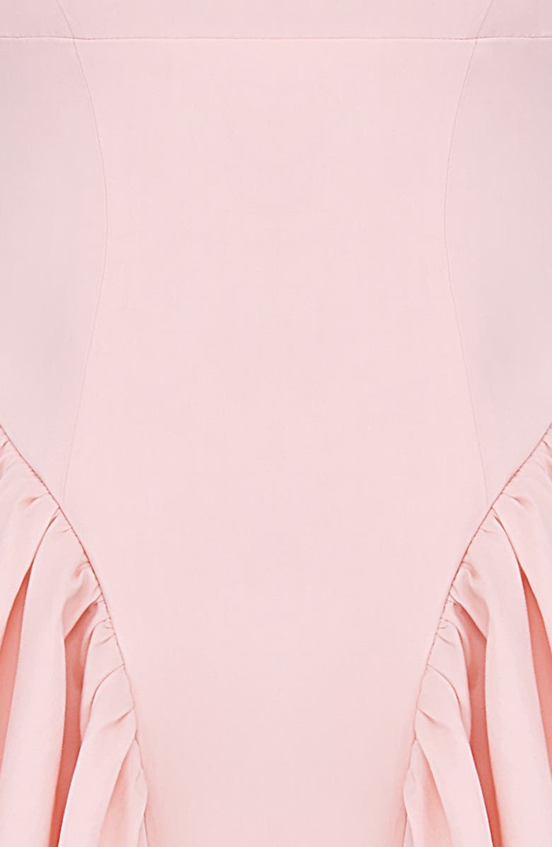 HOUSE OF CB Florianne Bow Back Dress, Alternate, color, Soft Peach