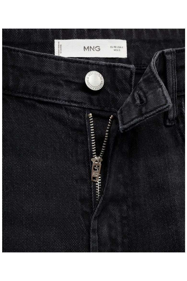 Elise High Waist Wide Leg Jeans, Alternate, color, BLACK DENIM