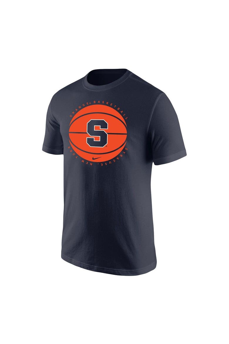 Men's Nike Navy Syracuse Orange Basketball Logo T-Shirt, Alternate, color, Navy