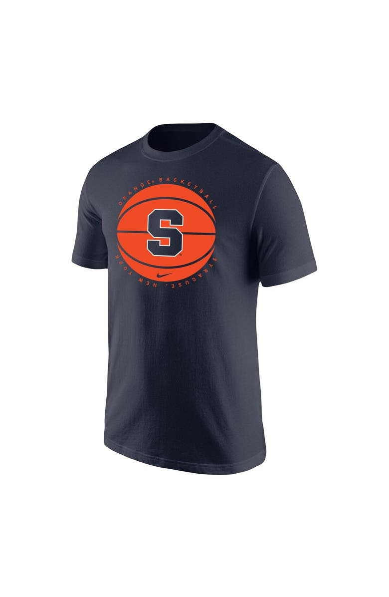 Nike Men's Nike Navy Syracuse Orange Basketball Logo T-Shirt, Alternate, color,