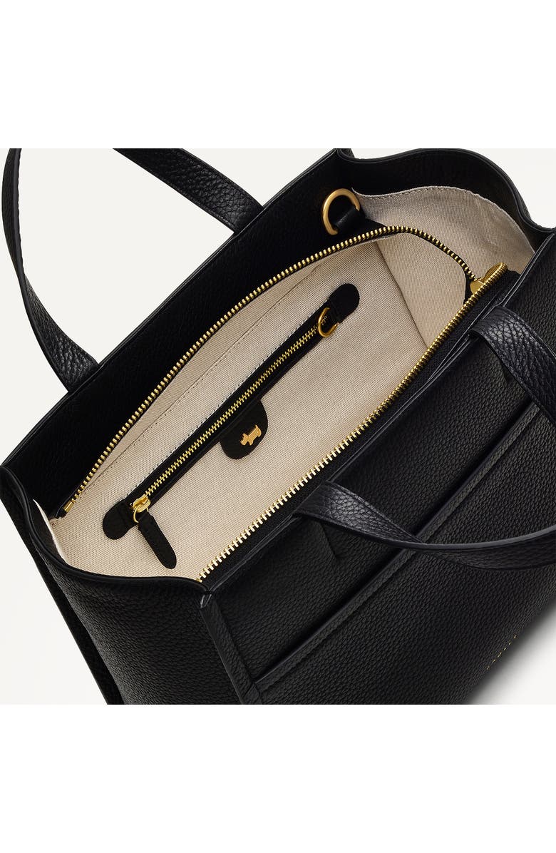 Radley Oak Street Medium Ziptop Satchel Bag, Alternate, color, Black