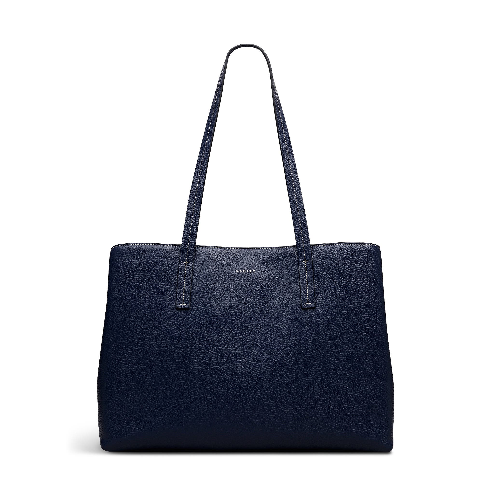 Radley Dukes Place Large Ziptop Workbag, Main, color, Naval