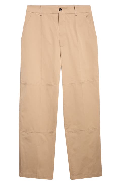 Cotton Gabardine Trousers