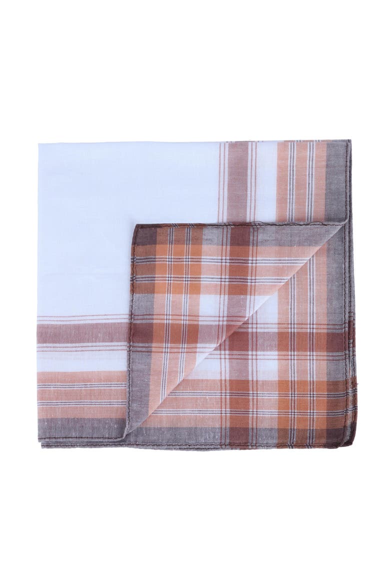 Checked Cotton Handkerchiefs, Alternate, color, Blue Multi