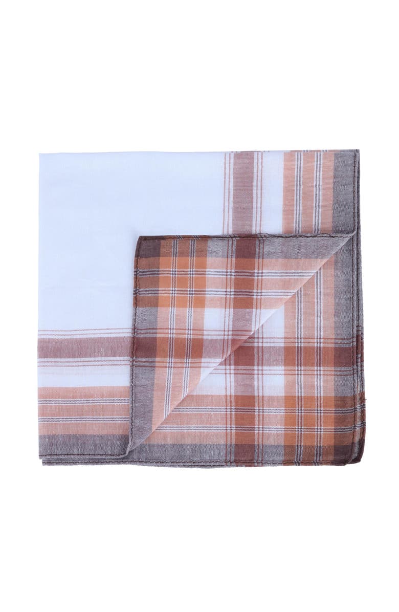 Trafalgar Checked Cotton Handkerchiefs, Alternate, color, Blue Multi