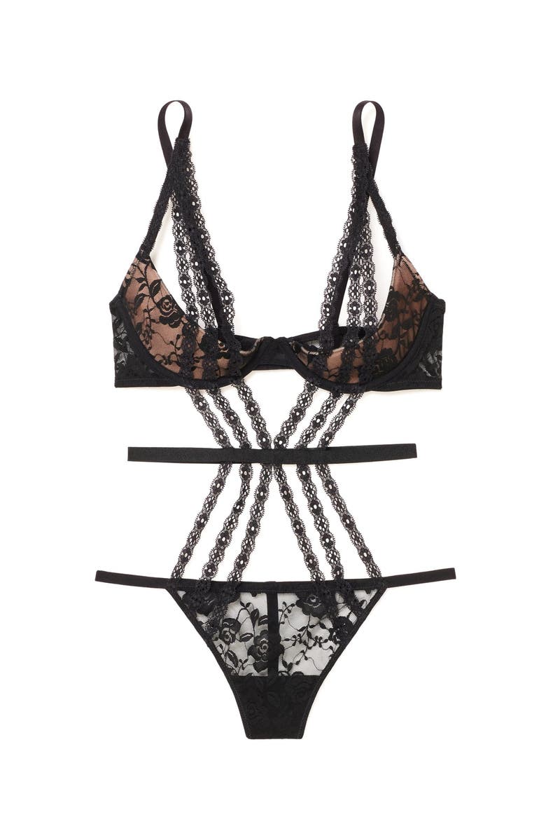 Adore Me Leila Bodysuit Lingerie, Alternate, color, 