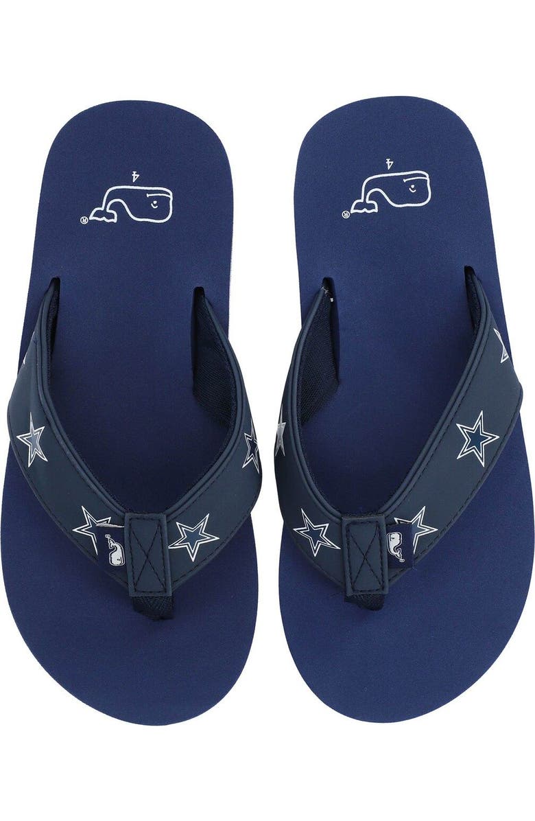 vineyard vines Dallas Cowboys Flip Flops, Main, color,