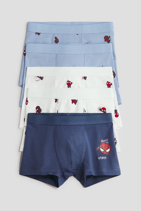 5-pack Printed Cotton Trunks