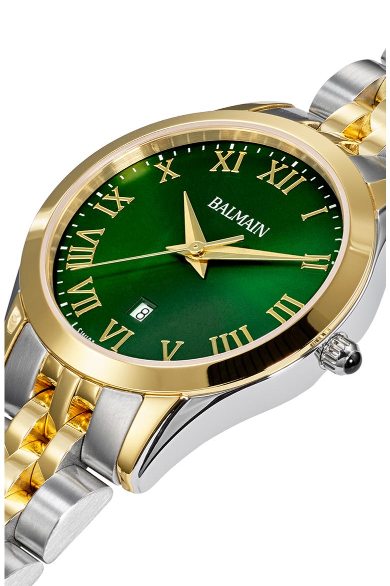Brigitte Two Tone Bracelet Watch, 33mm, Alternate, color, TWO TONE STEEL BOLD PVD 2N