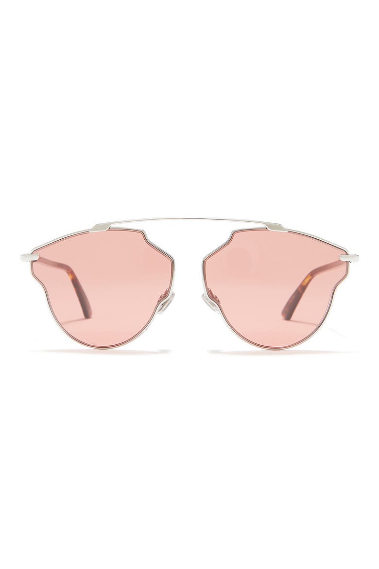448 Dior 59mm Sunglasses, Main, color, PALLADIUM