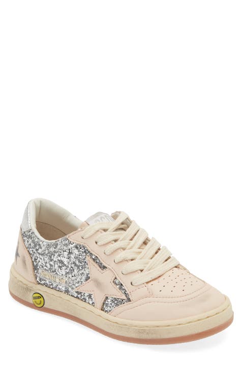 Kids 33 popular Golden Goose Sneakers White/ Neon Yellow