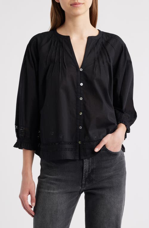 Rails Lilah Button-up Top In Black