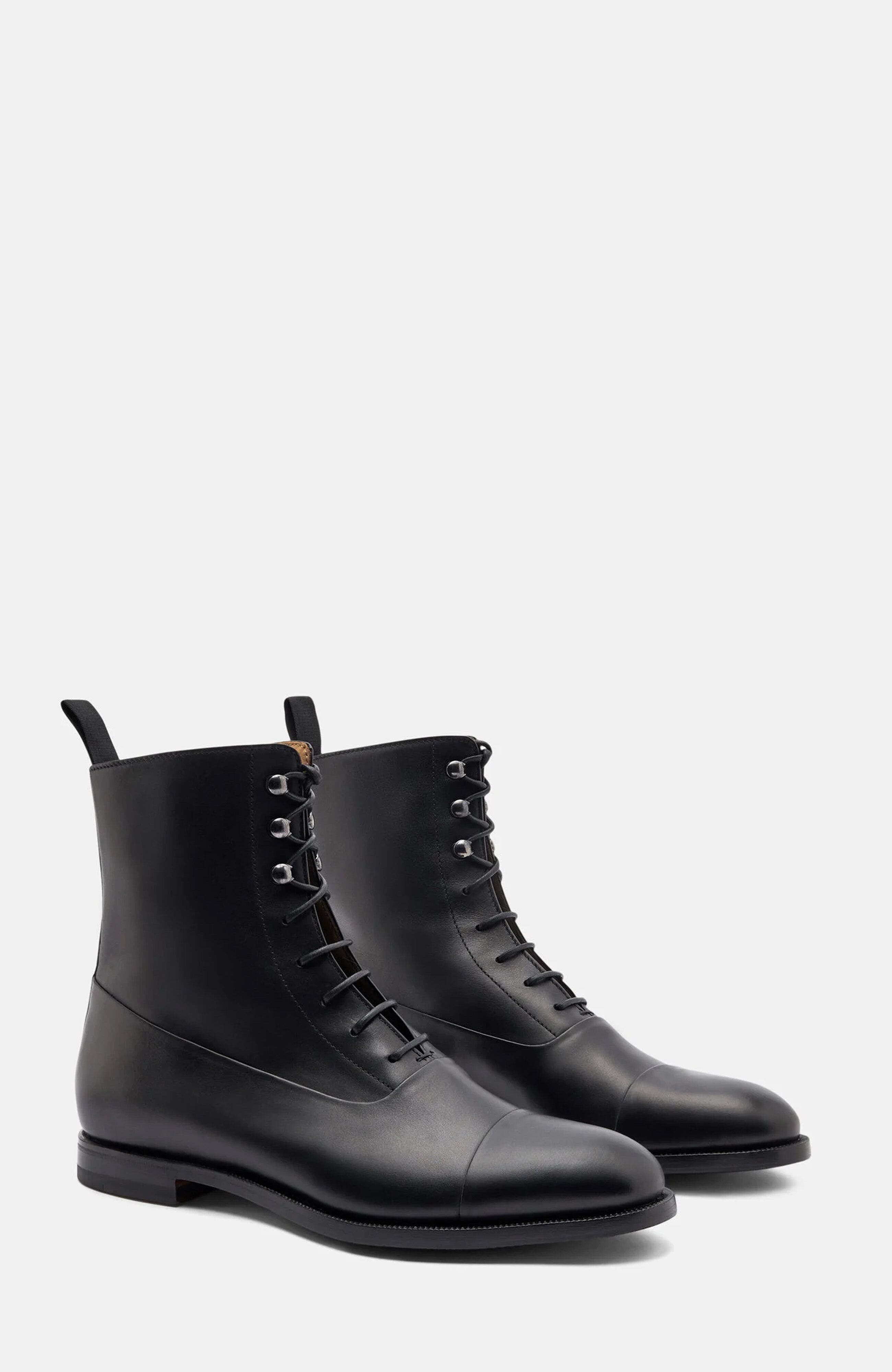 SCAROSSO Archie Boots, Main, color, Black - Calf
