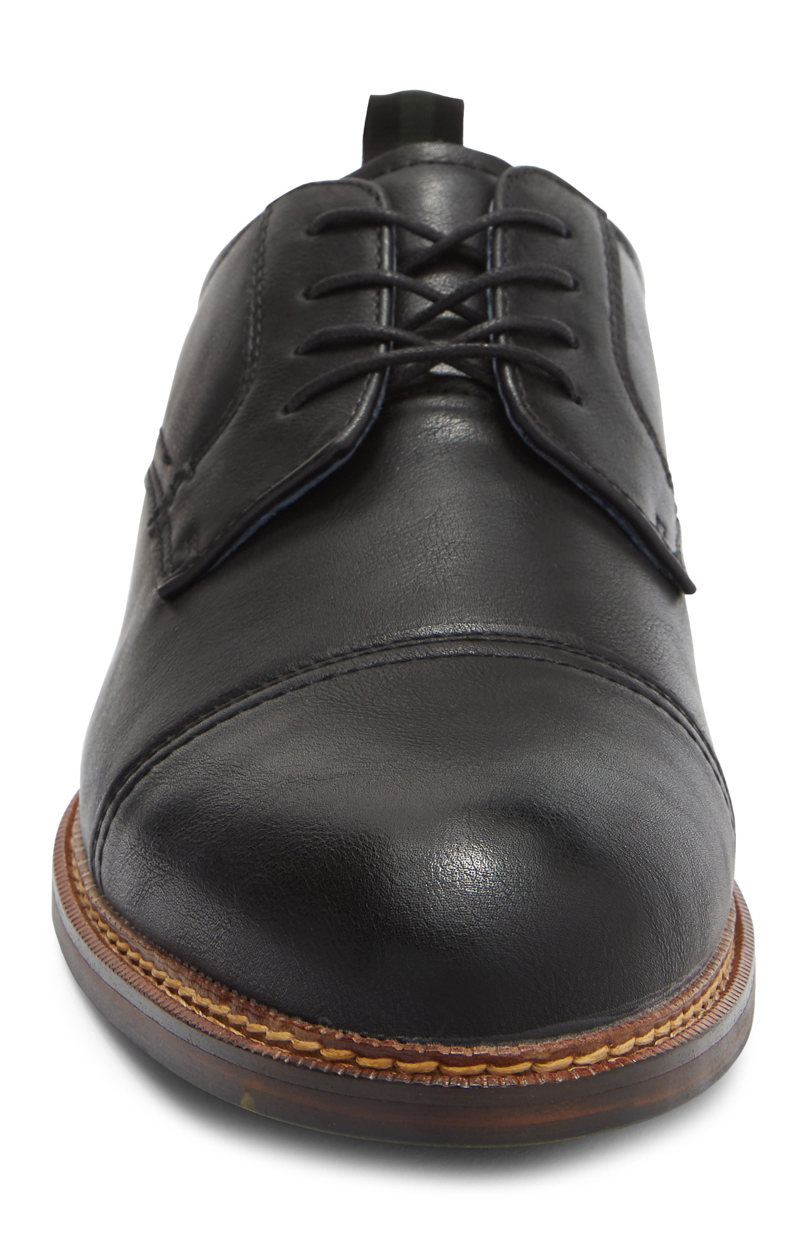 Pryor Cap Toe Derby, Alternate, color, BLACK