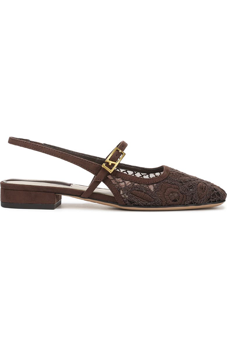 Franco Sarto Destin Slingback Flat, Alternate, color, Umber Brown
