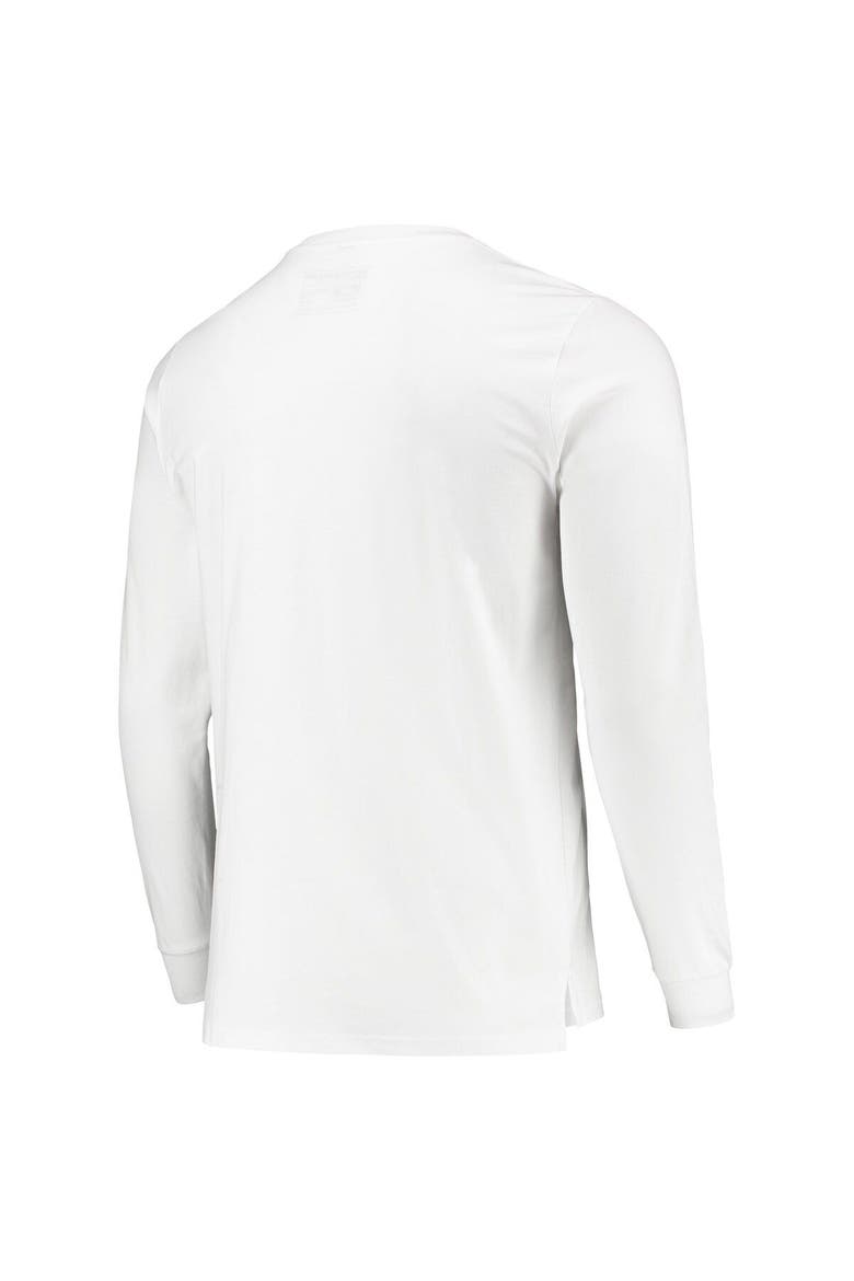 Men's White Brooklyn Nets Sue Tsai Long Sleeve T-Shirt, Alternate, color, White