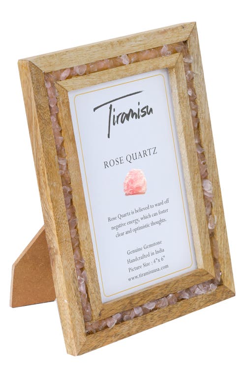 Tiramisu Moonglow Picture Frame In Rose Quartz