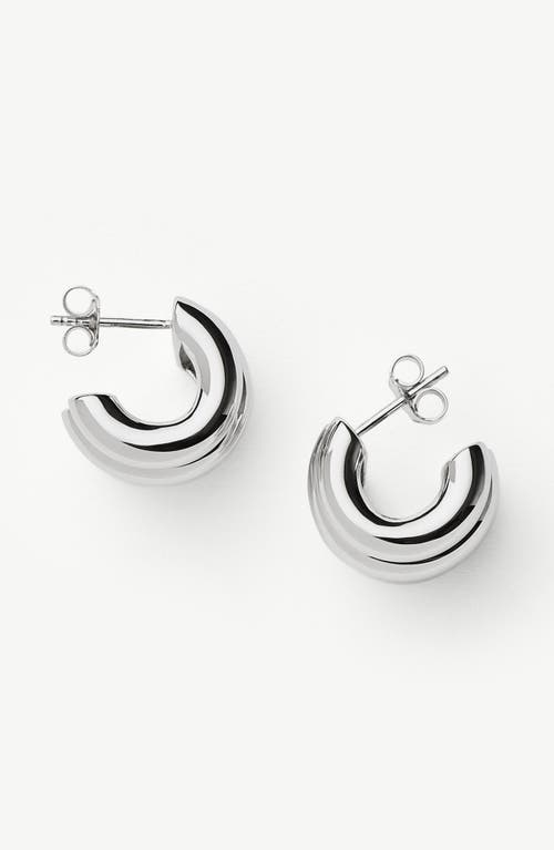 Missoma Chubby Triple Ridge Small Hoop Earrings