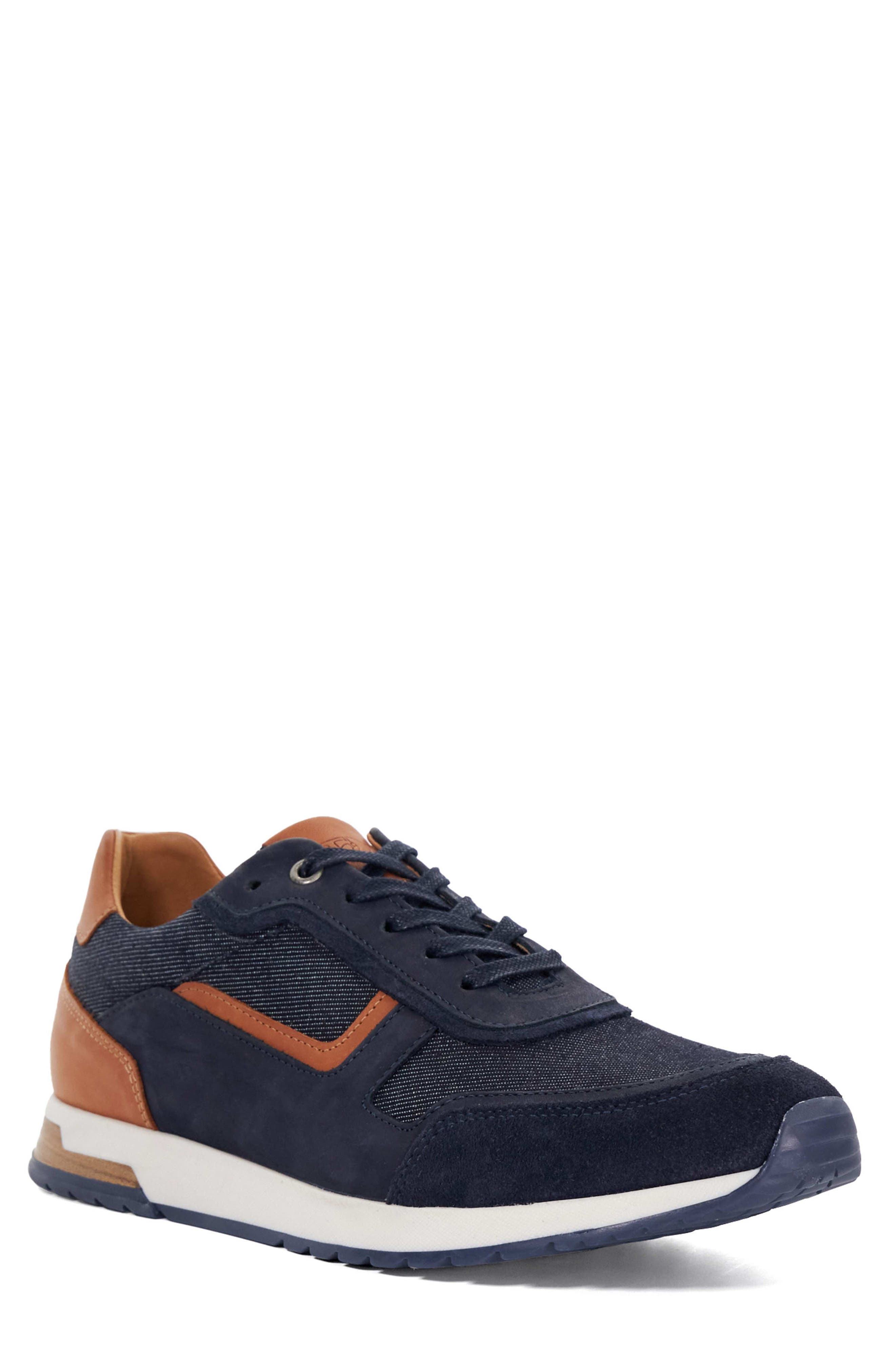 Dune London Toll Sneaker, Main, color, Navy