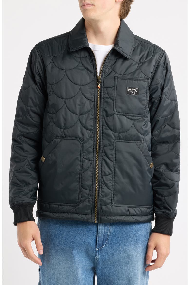 Hornsby Quilted Jacket, Alternate, color, BLACK