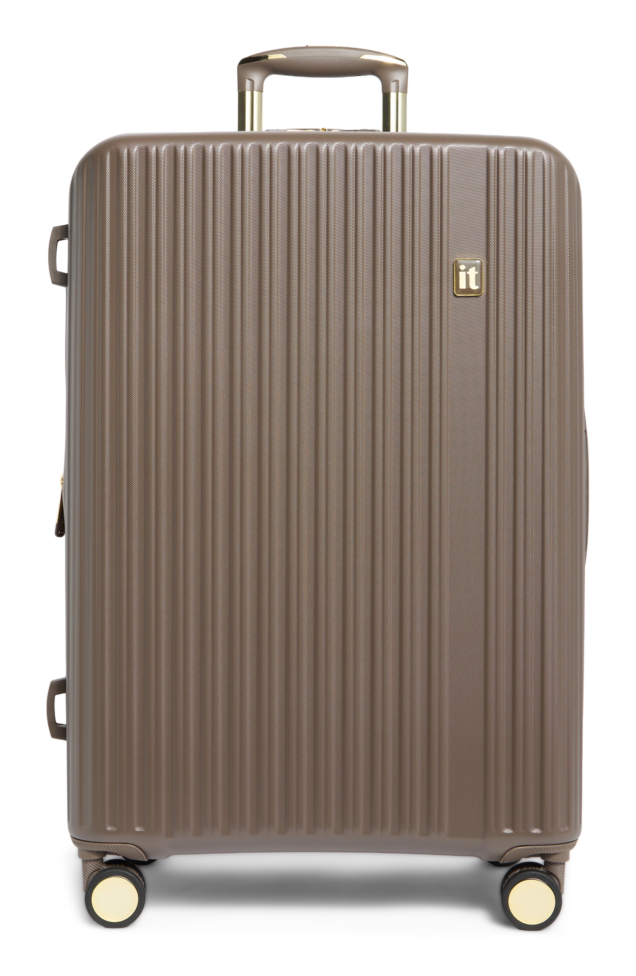 IT LUGGAGE Luxuriant 27-Inch Hardside Checked Expandable Spinner, Main, color, Falcon Haze