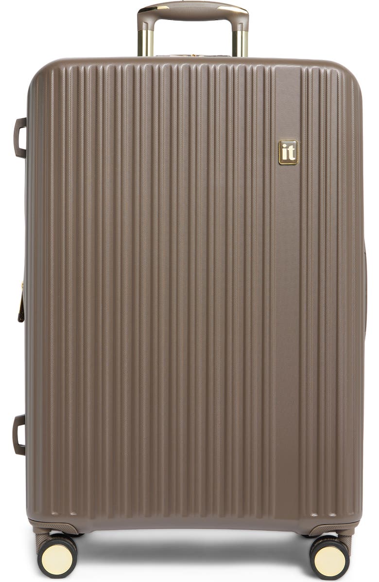 IT LUGGAGE Luxuriant 27-Inch Hardside Checked Expandable Spinner, Main, color, Falcon Haze
