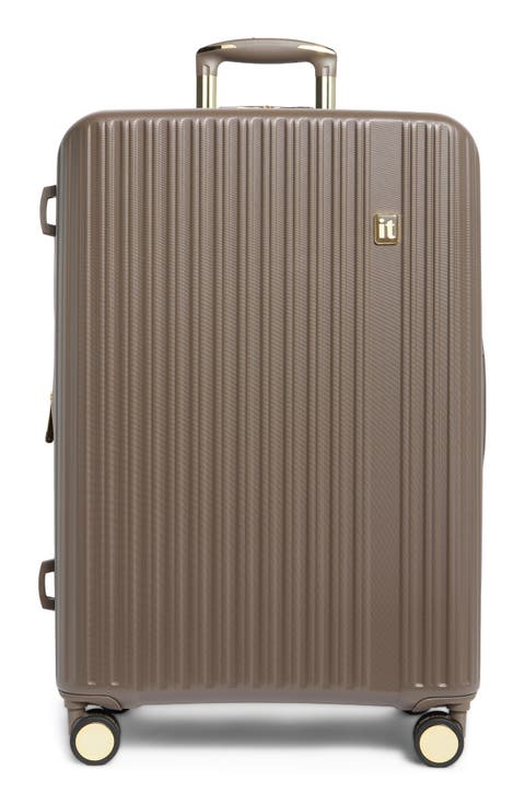 Luxuriant 27-Inch Hardside Checked Expandable Spinner