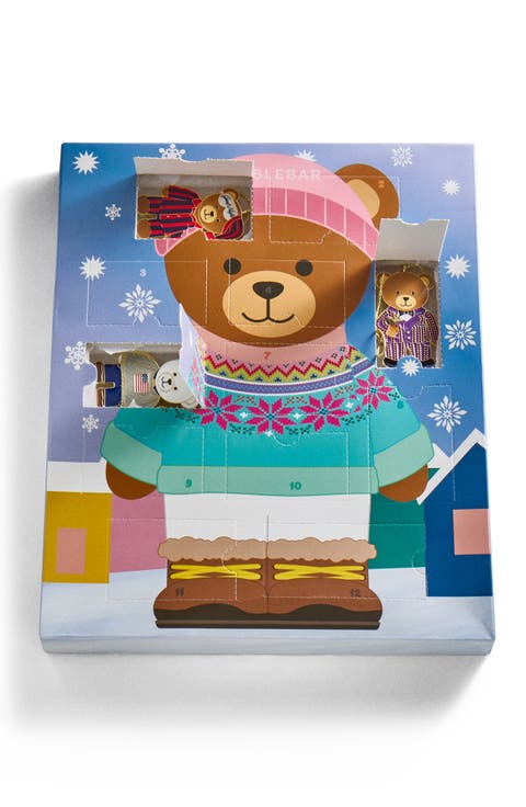 12-Piece Holiday Bear Ornament Set