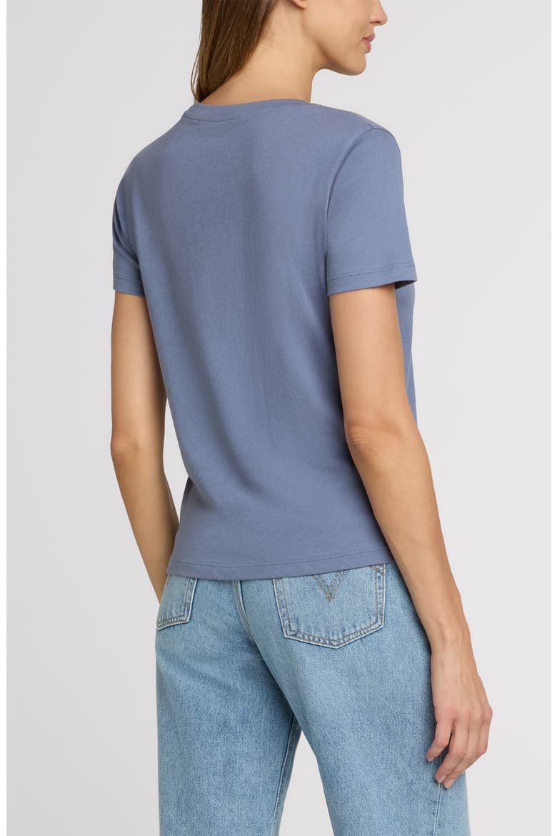 The Organic Cotton Crew Tee, Alternate, color, Steel Blue