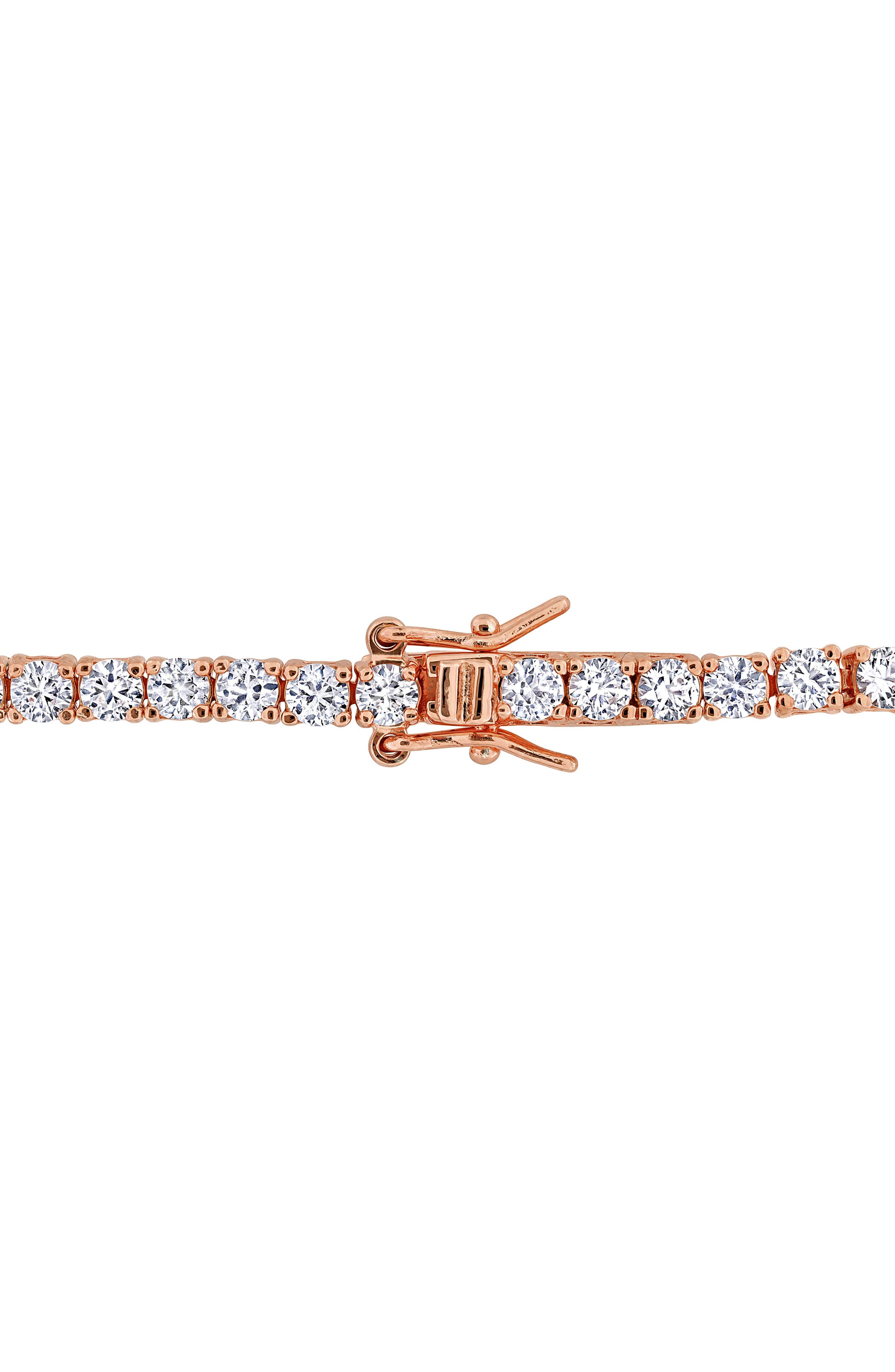 DELMAR Lab Grown White Sapphire Tennis Bracelet (Women) | Nordstromrack
