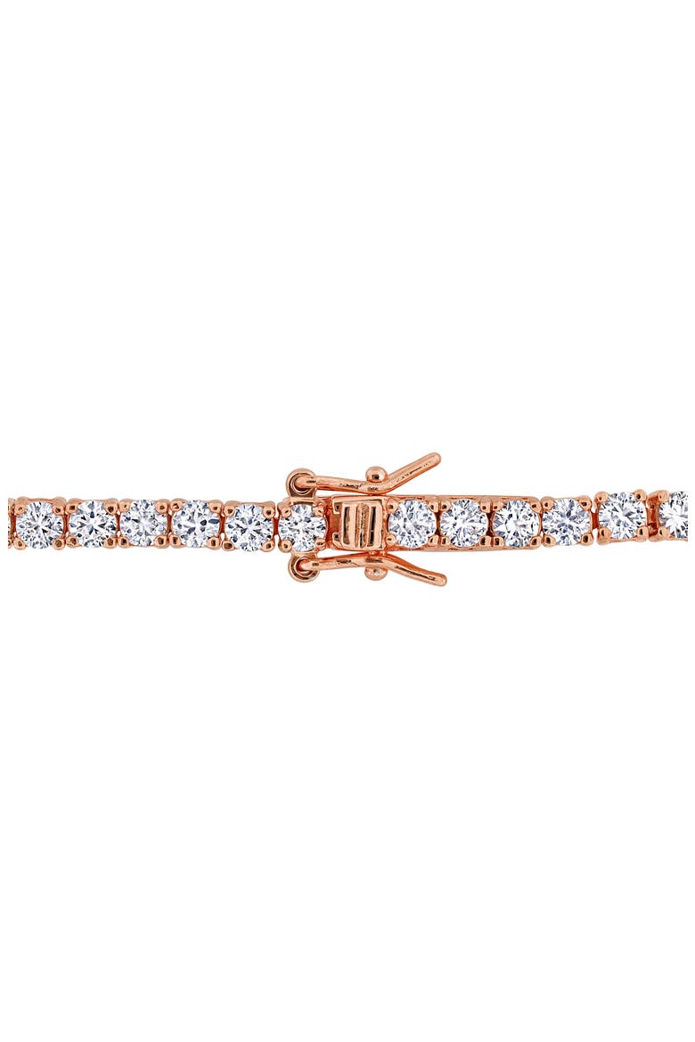 Lab Grown White Sapphire Tennis Bracelet, Alternate, color, WHITE