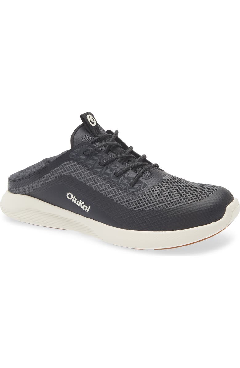 OluKai Kialoa Convertible Lace-Up Waterproof Sneaker, Alternate, color, Dark Shadow / Lava Rock
