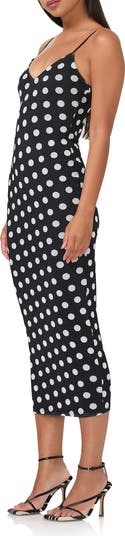 Amina Mesh Midi Slipdress