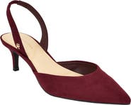 Tommy Hilfiger Tanna Slingback Pointed Toe Kitten Heel Pump