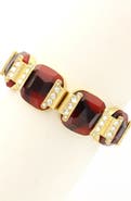 OLIVIA WELLES Resin Stone Stretch Bracelet