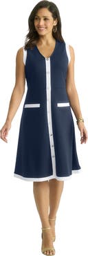 Jessica London Sleeveless Crepe Dress